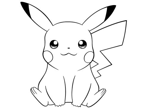 cute pikachu coloring page|Pikachu coloring pages